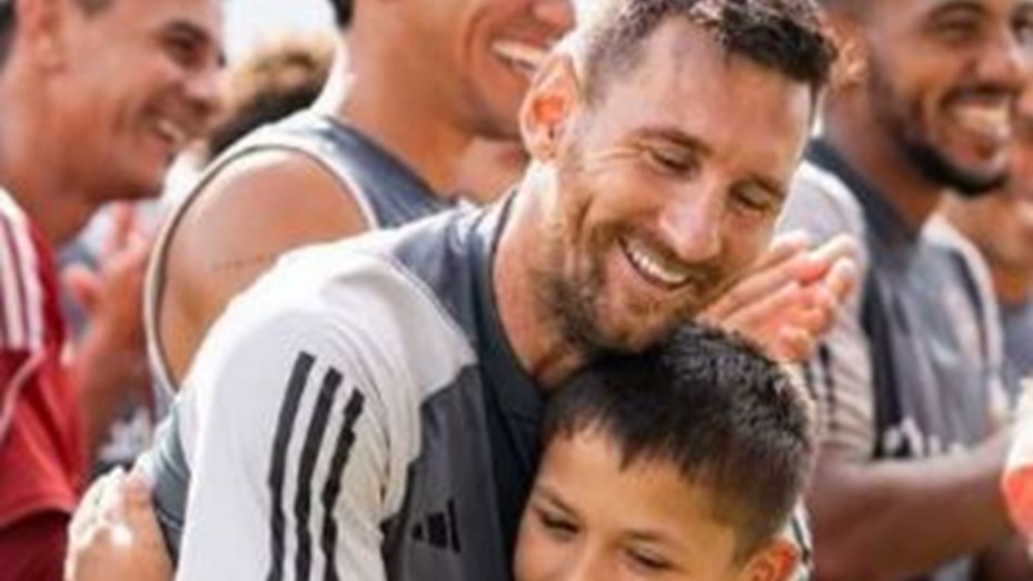 Messi le cumplió el sueño a un grupo de 23 chicos con enfermedades graves en Miami