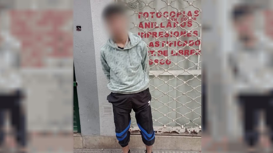 Detenido por robo en CABA: es menor y tiene 71 antecedentes penales