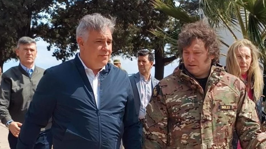 Incendios en Córdoba: Milei recorrió las zonas más afectadas junto al gobernador Llaryora