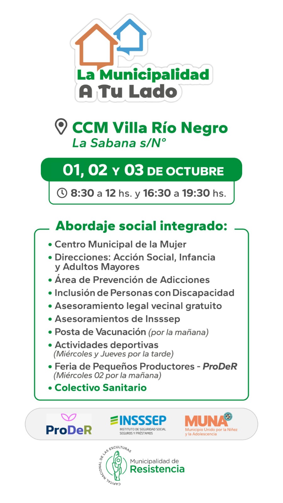 Municipalidad a Tu Lado suma novedades en Villa Río Negro 