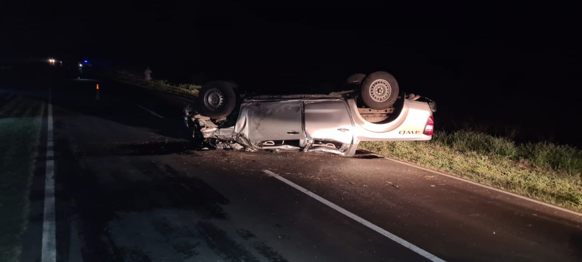 Impactante accidente tuvo como protagonista a Germán Honcheruk, intendente de Villa Berthet