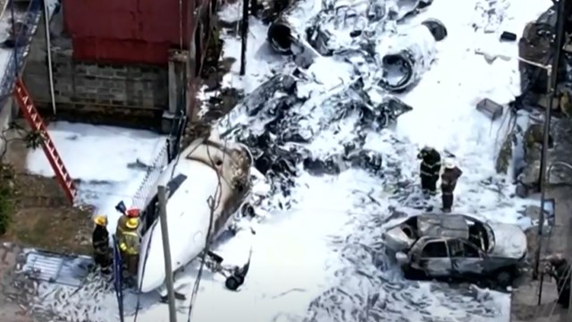 San Fernando: siguen las pericias y el operativo en el lugar del despiste del avión