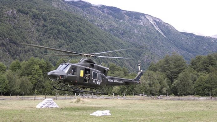 Chile reconoció que uno de sus helicópteros militares invadió el espacio aéreo argentino
