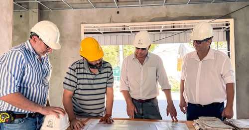 Con fondos provinciales, avanzan las obras de refacción en el hospital de Villa Ángela