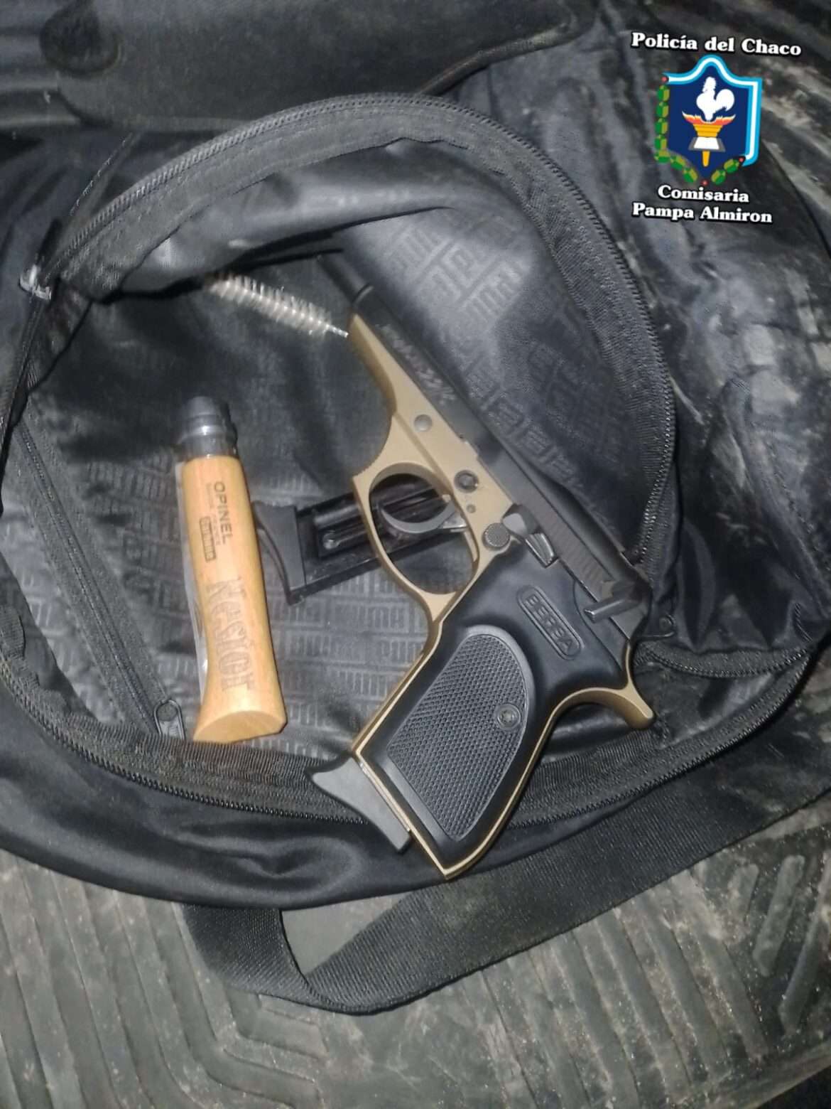 Pampa Almirón | interceptaron a un hombre armado tras maniobras peligrosas