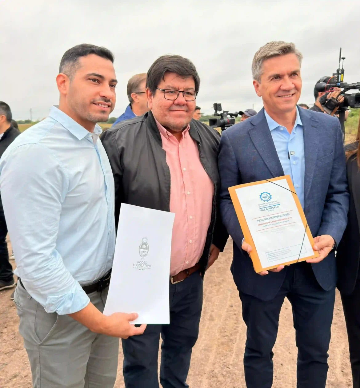 Joaquín García: “Hay un gobernador que decidió transformar el sudoeste con la Ruta 13”.