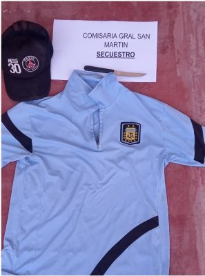 Detuvieron a un sujeto por lesionar con arma blanca a un hombre en General San Martín