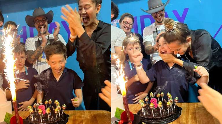 Jimena Barón y Daniel Osvaldo, juntos en el cumpleaños de Momo: «No existe nada que no haría por vos»