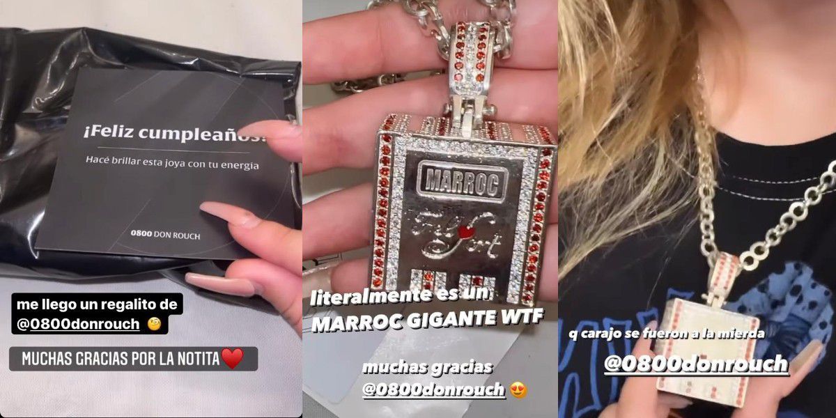 Martita Fort recibió un extravagante collar por su cumpleaños: «Es un Marroc gigante»