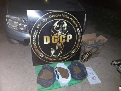 Secuestraron marihuana e importante suma de dinero en un control vehicular