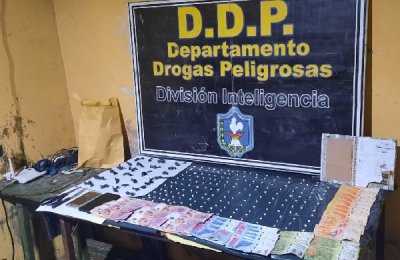 Tras allanamiento secuestran droga y dinero en efectivo