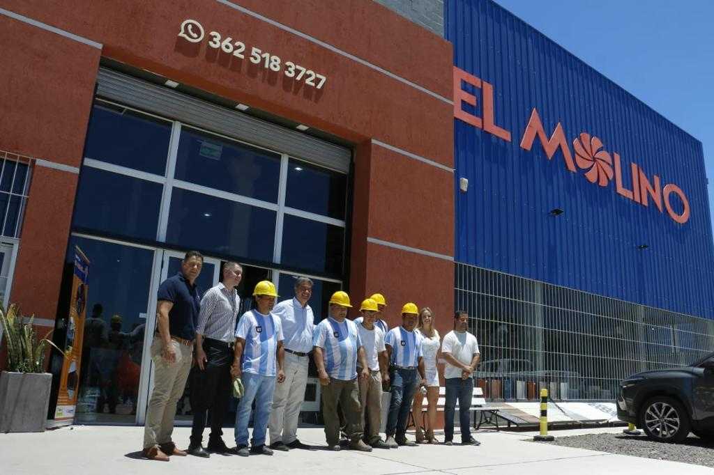 Capitanich visitó la ampliación de la empresa El Molino hacia el rubro industrial