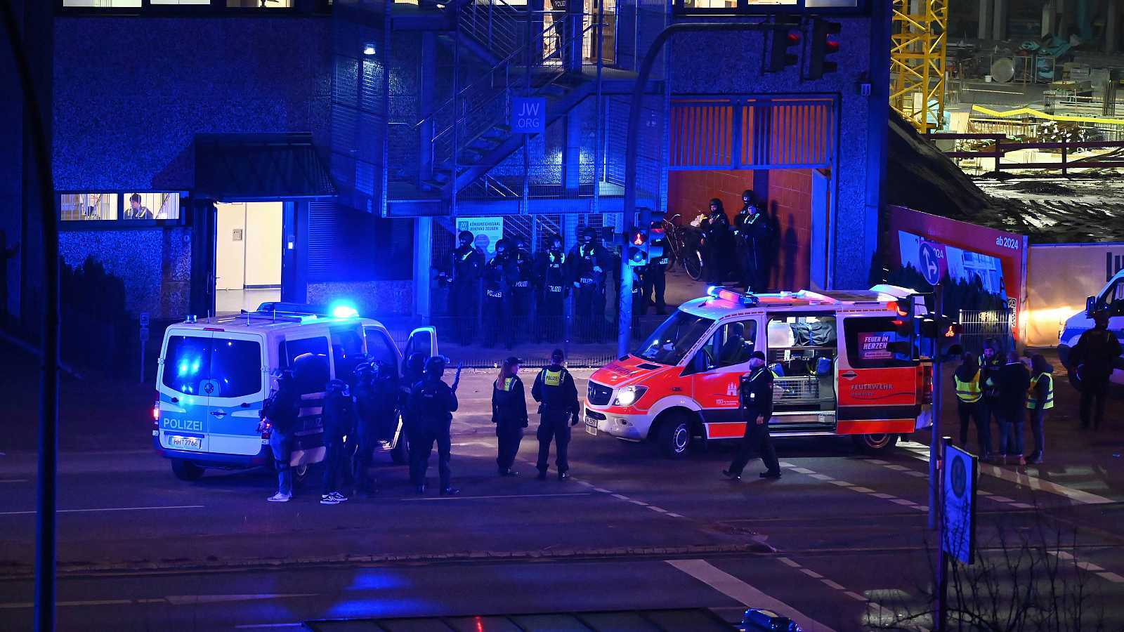 Tiroteo en una iglesia de Hamburgo deja varias personas muertas y heridas