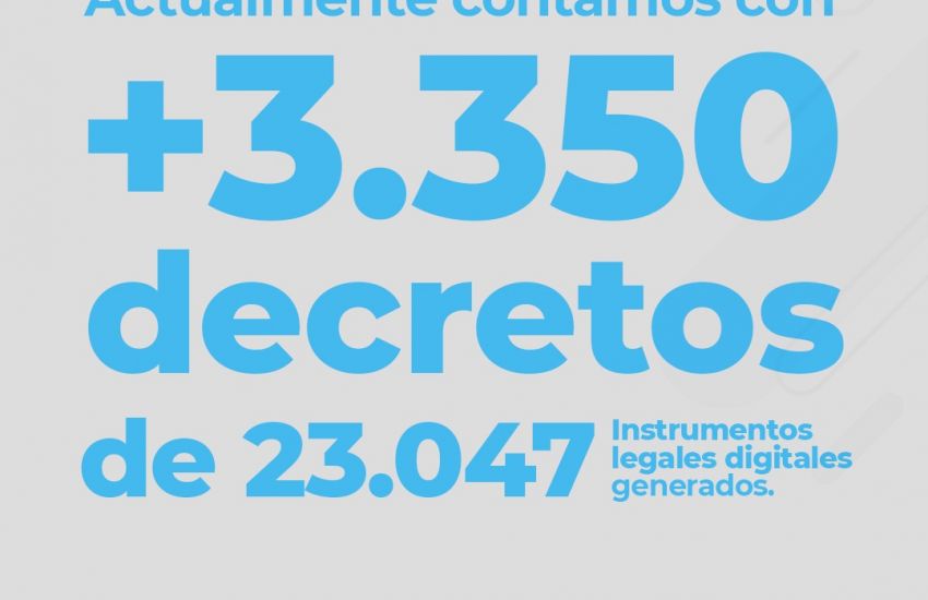 Despapelizacion del Estado: A un año del primer decreto digital el gobierno ahorro mas de 403 millones de pesos
