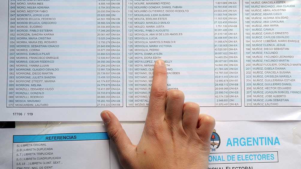 Hoy es el último día para reclamos o correcciones en el padrón electoral de Chaco