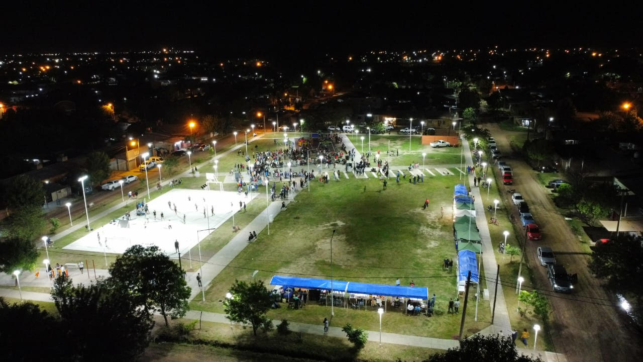 Fontana: se inauguró la Plaza del Barrio 263 Viviendas, Héroes del Atlántico Sur