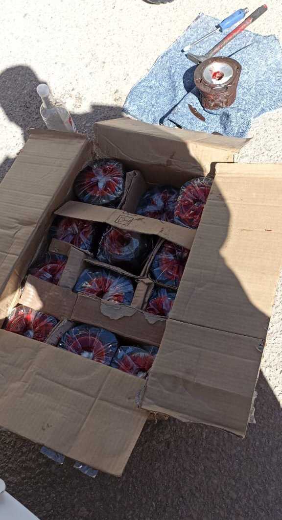 Transportaba más de 13 kilos de cocaína dentro de bobinas de motor de motocicletas