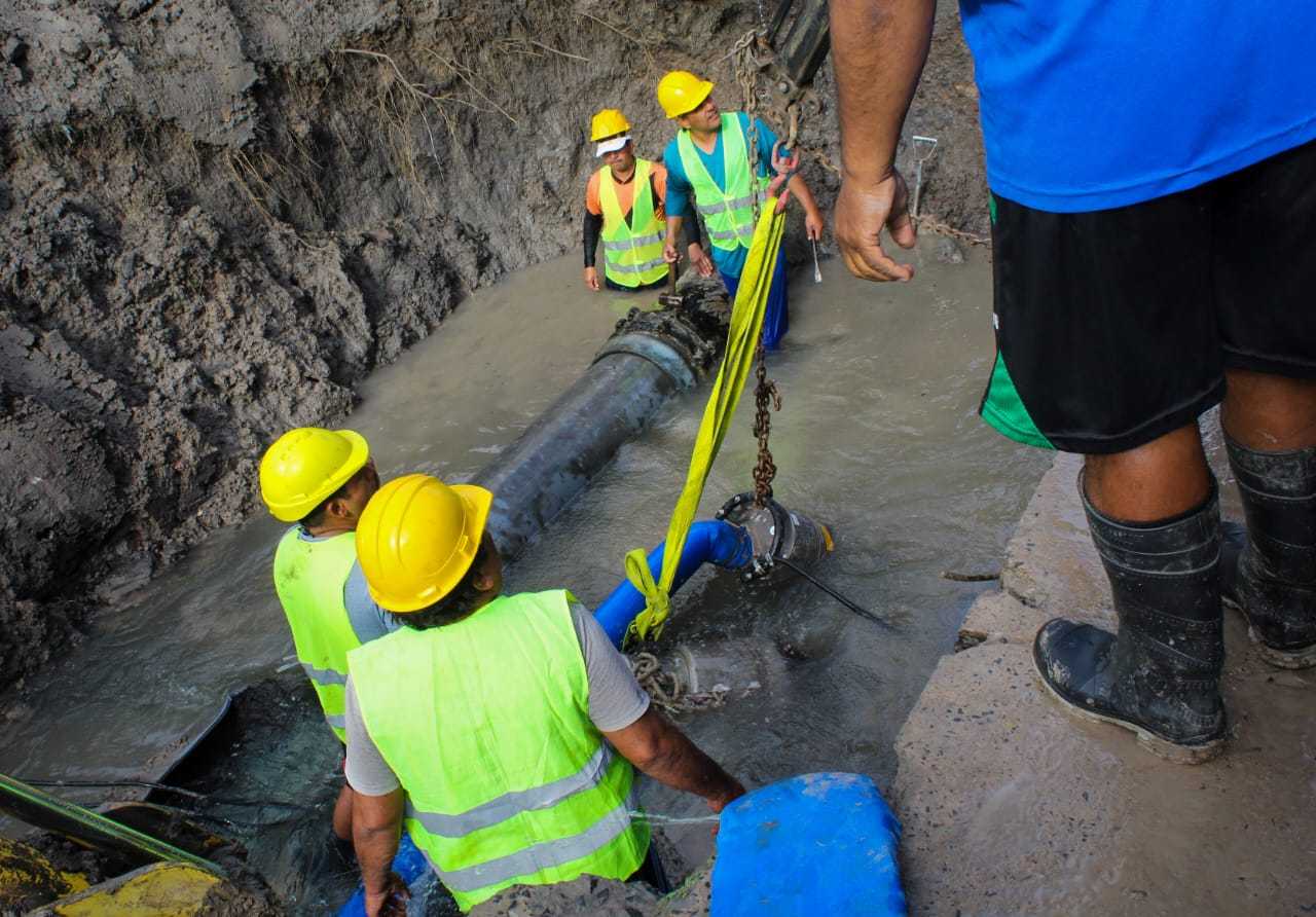 Sameep informa sobre los trabajos para solucionar faltantes de agua en algunas zonas de Resistencia