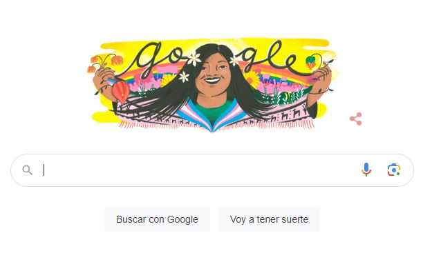 La activista trans Diana Sacayán es homenajeada con el doodle de Google