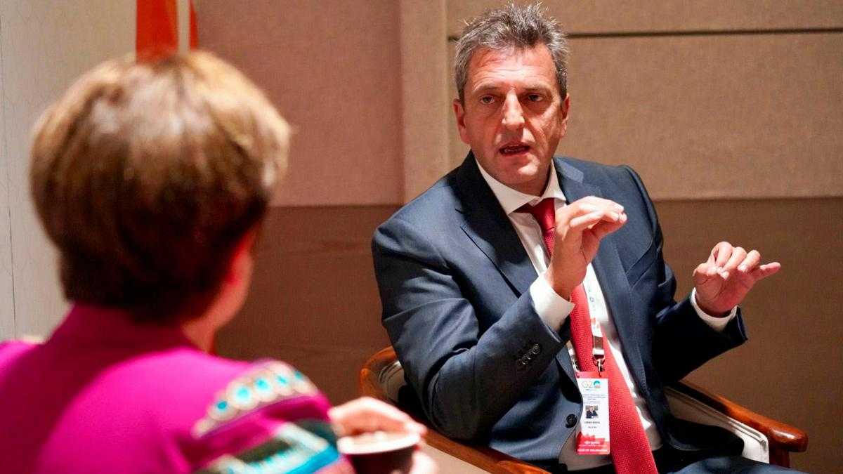 Massa volvió a hablar con Georgieva y se aceleran las negociaciones con el FMI