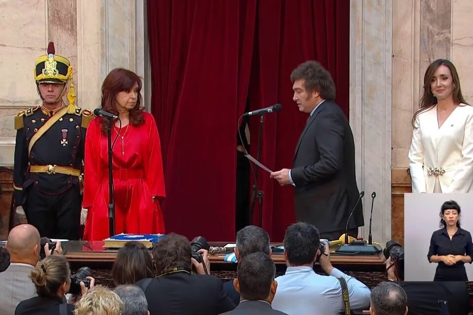 Javier Milei juró como Presidente de la Nación