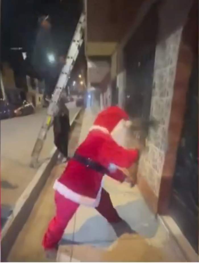 Un policía disfrazado de Papá Noel detuvo a narcotraficantes