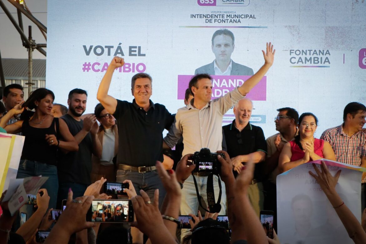 Con el apoyo del Gobernador Zdero, Fernando Cuadra lanzó su candidatura a intendente de Fontana