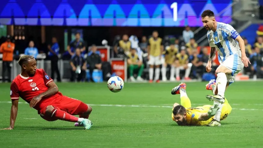 La Selección Argentina, con el pie derecho ante un duro Canadá en su debut en la Copa América