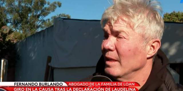 Burlando: «Hay partes del relato del papá de Loan que son poco claras»