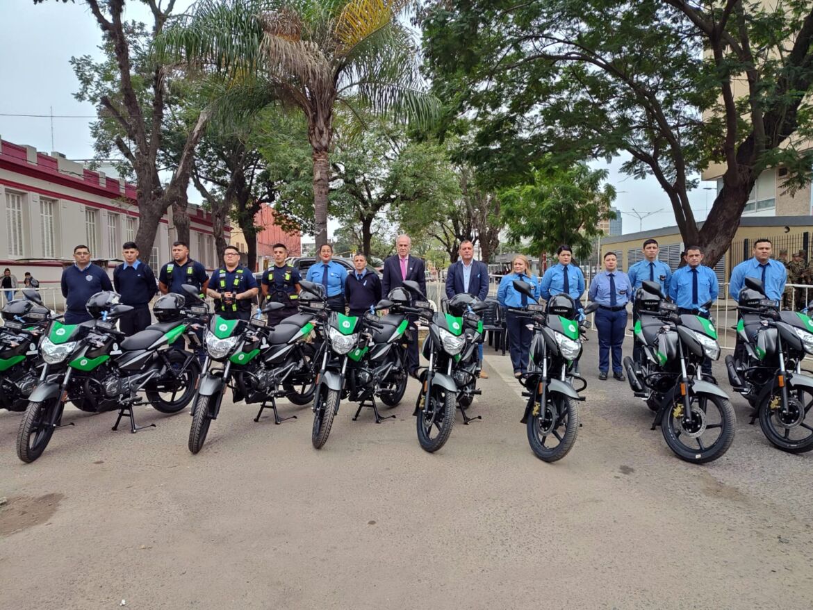 El Municipio presentó 10 motos 0 kilómetro para reforzar los operativos de seguridad vial