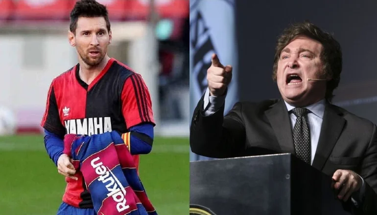 La insólita idea de Javier Milei sobre las SAD que involucra a Messi con Newell´s