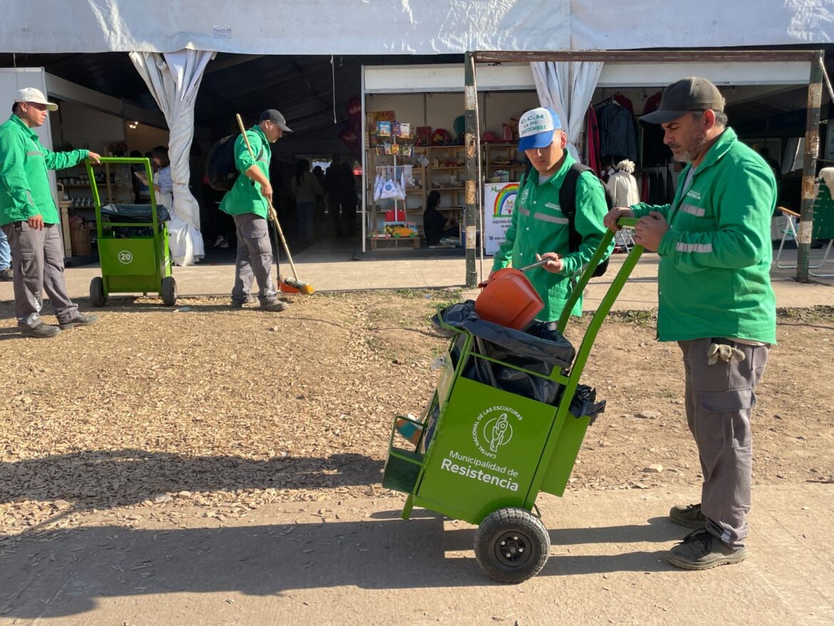 Gran trabajo municipal en el mantenimiento del Domo