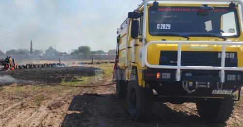 El rápido accionar de los bomberos evitó una tragedia en General San Martín