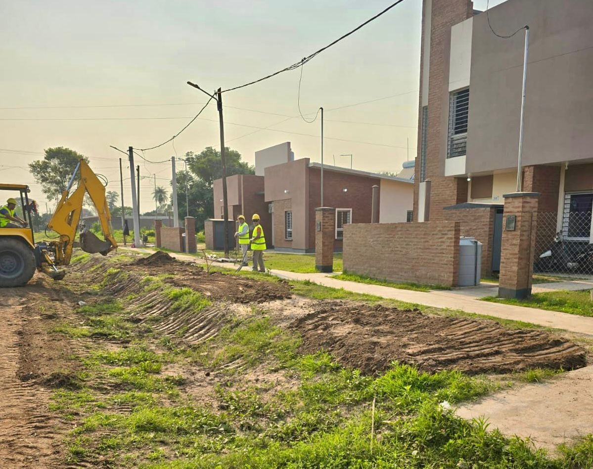 Puerto Bermejo: el Gobierno Provincial avanza con obras de infraestructura
