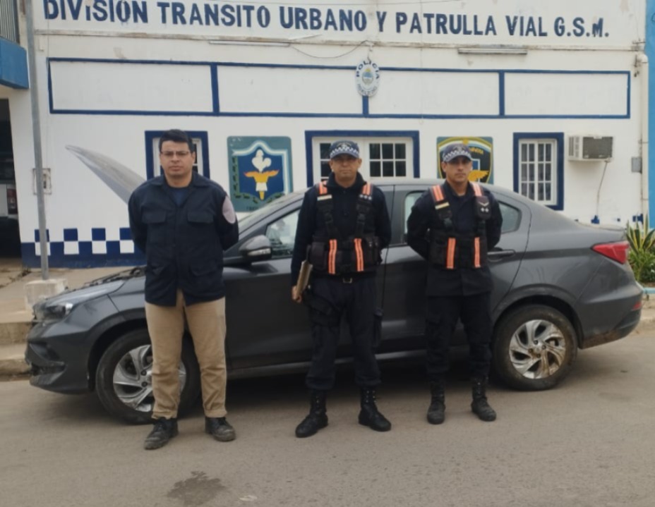Perito Verificador secuestra un auto robado en la provincia de Córdoba