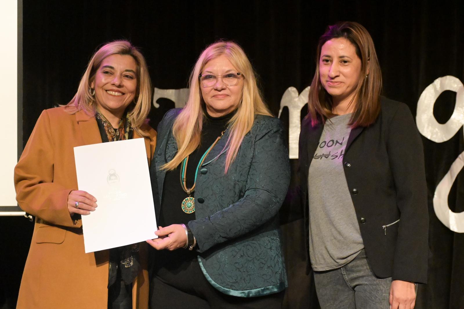 Delgado visitó el interior provincial con una agenda educativa y cultural