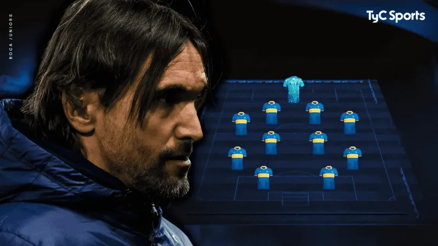 La formación de Boca vs. San Lorenzo, por la Liga Profesional