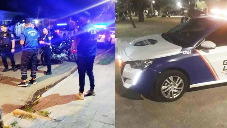 Córdoba: 60 chicos peleaban en una plaza, intervino la Guardia Urbana, la apedrearon y se robaron una moto