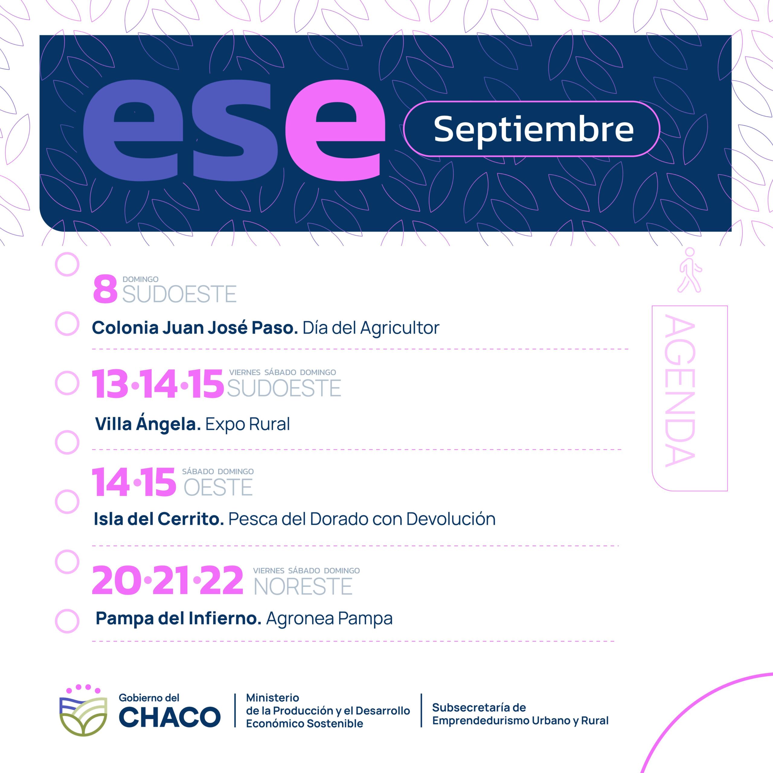 Septiembre: el Gobierno Provincial seguirá acompañando a emprendedores en distintos eventos de la provincia