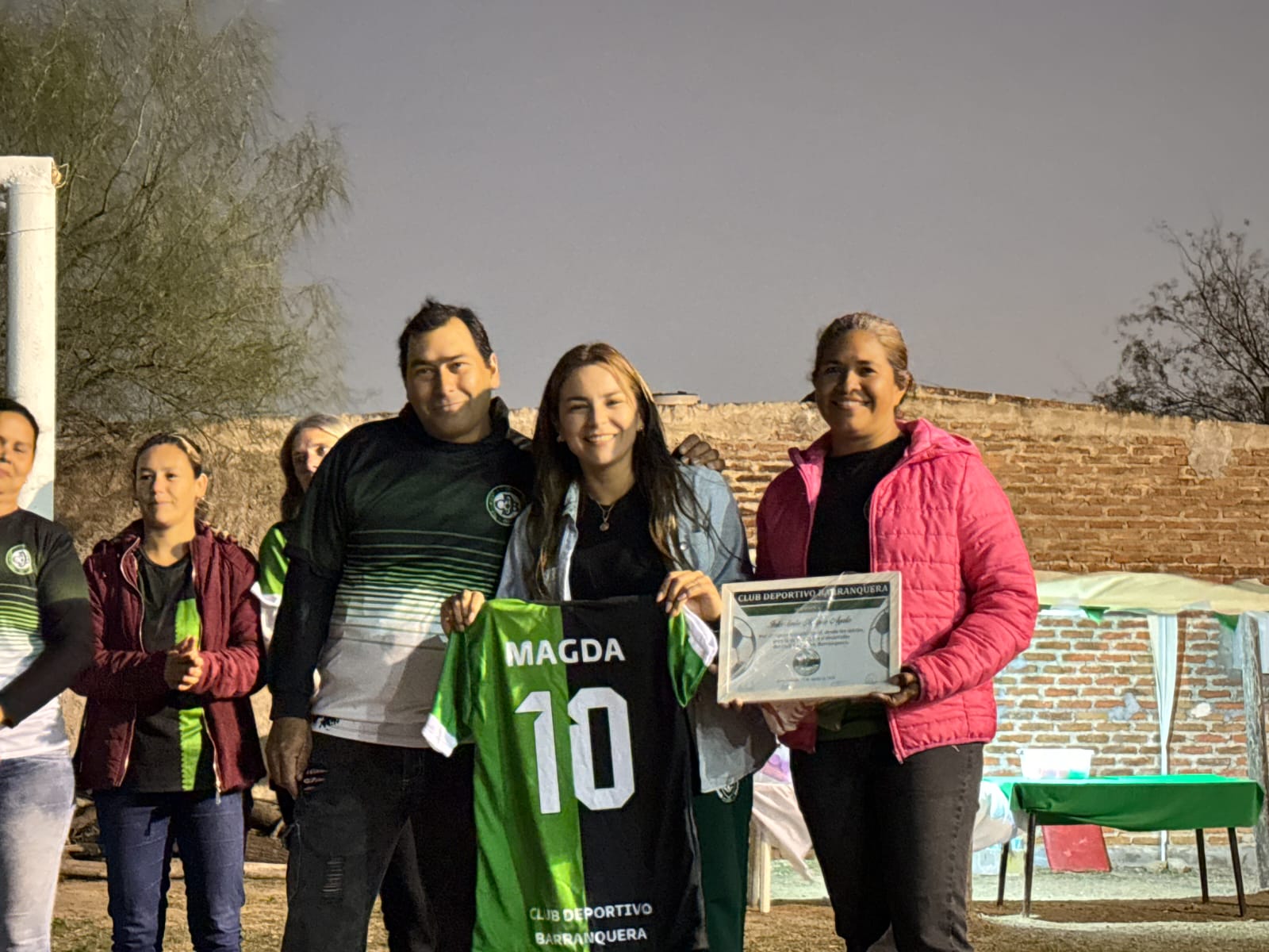 Barranqueras: Magda Ayala participó de la inauguración del “Club Deportivo Barranqueras»
