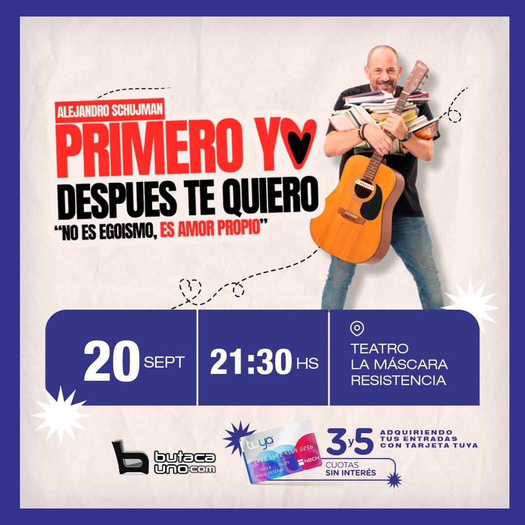 El psicólogo Alejandro Schujman presenta este viernes «Primero yo, después te quiero. No es egoísmo, es amor propio».