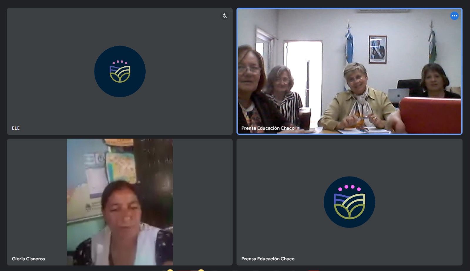 Autoridades de Educación felicitaron a Gloria Cisneros, maestra chaqueña preseleccionada para un premio internacional