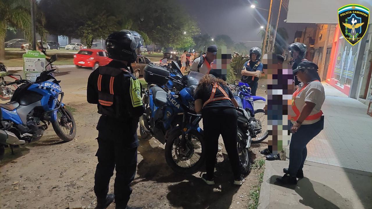Policía Caminera intervino en una carga, recuperó una moto, detectó 38 alcoholemias y labró 243 actas