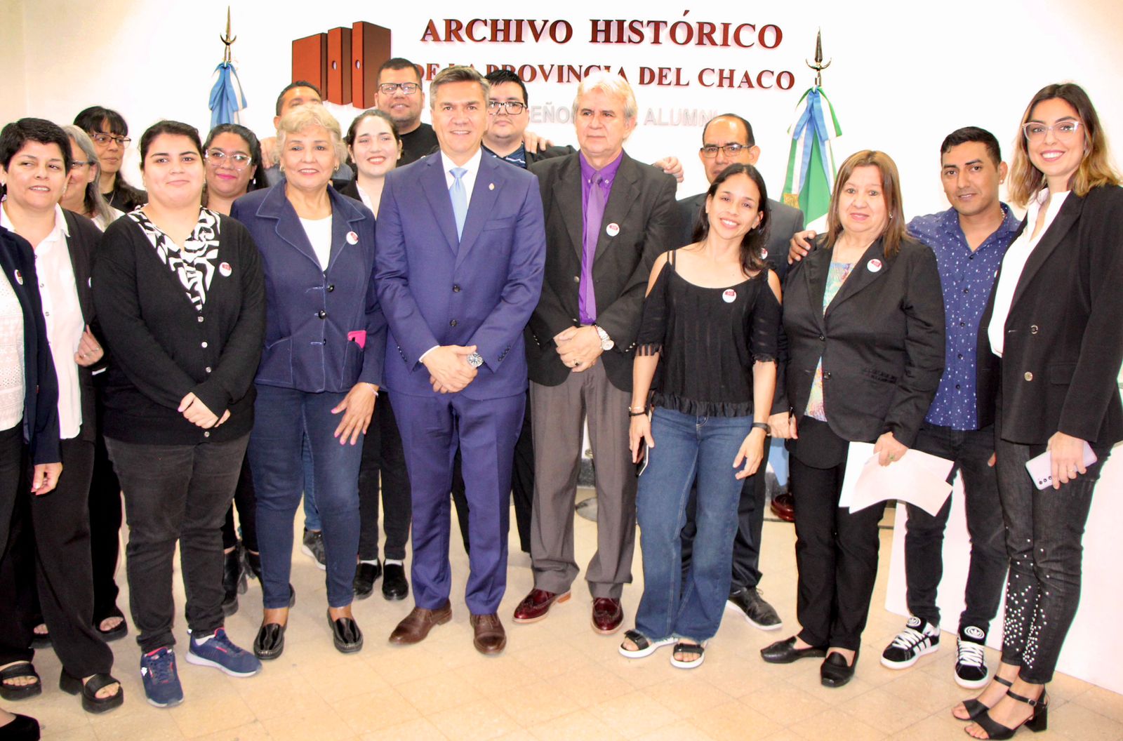 El Gobernador Zdero acompañó la celebración del 70 aniversario del archivo histórico “Monseñor José Alumni”