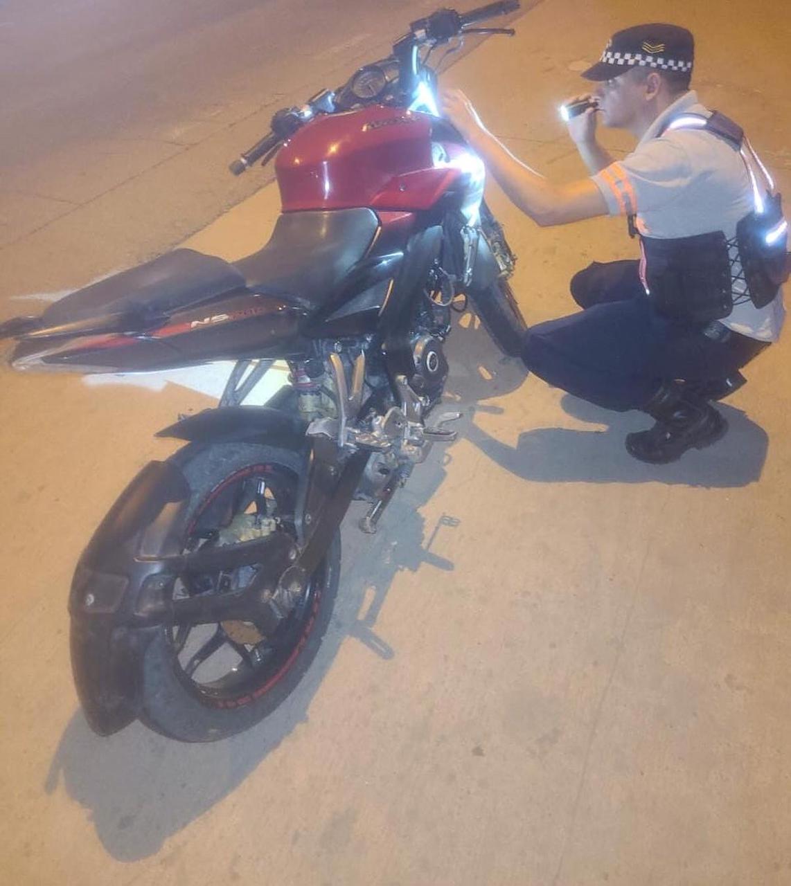 Policía Caminera detecto una moto adulterada