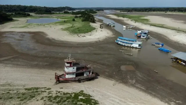 El río Amazonas se está secando: advierten sobre el cambio climático