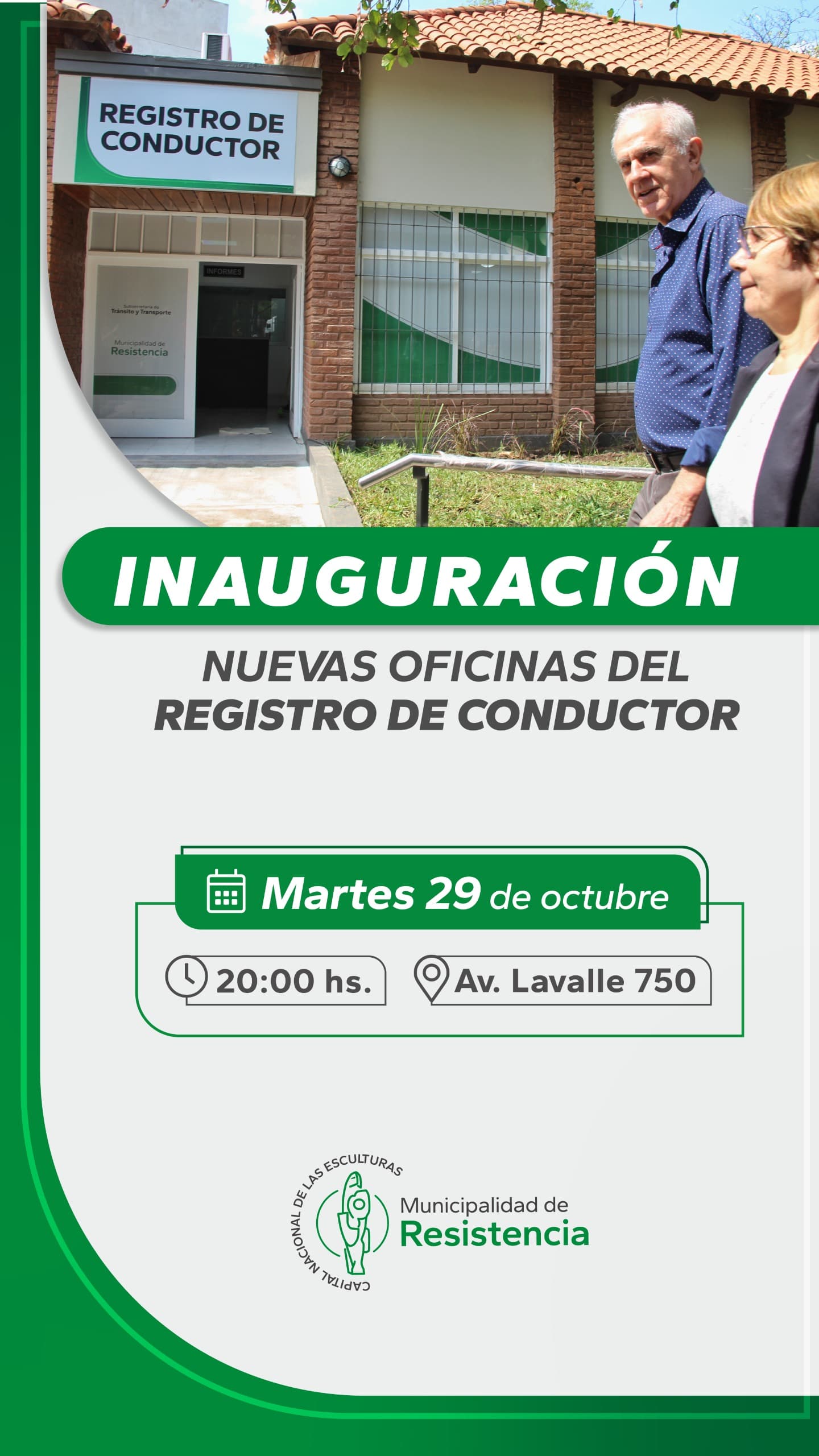 Invitan a la inauguración de las modernas oficinas de registro de conductor