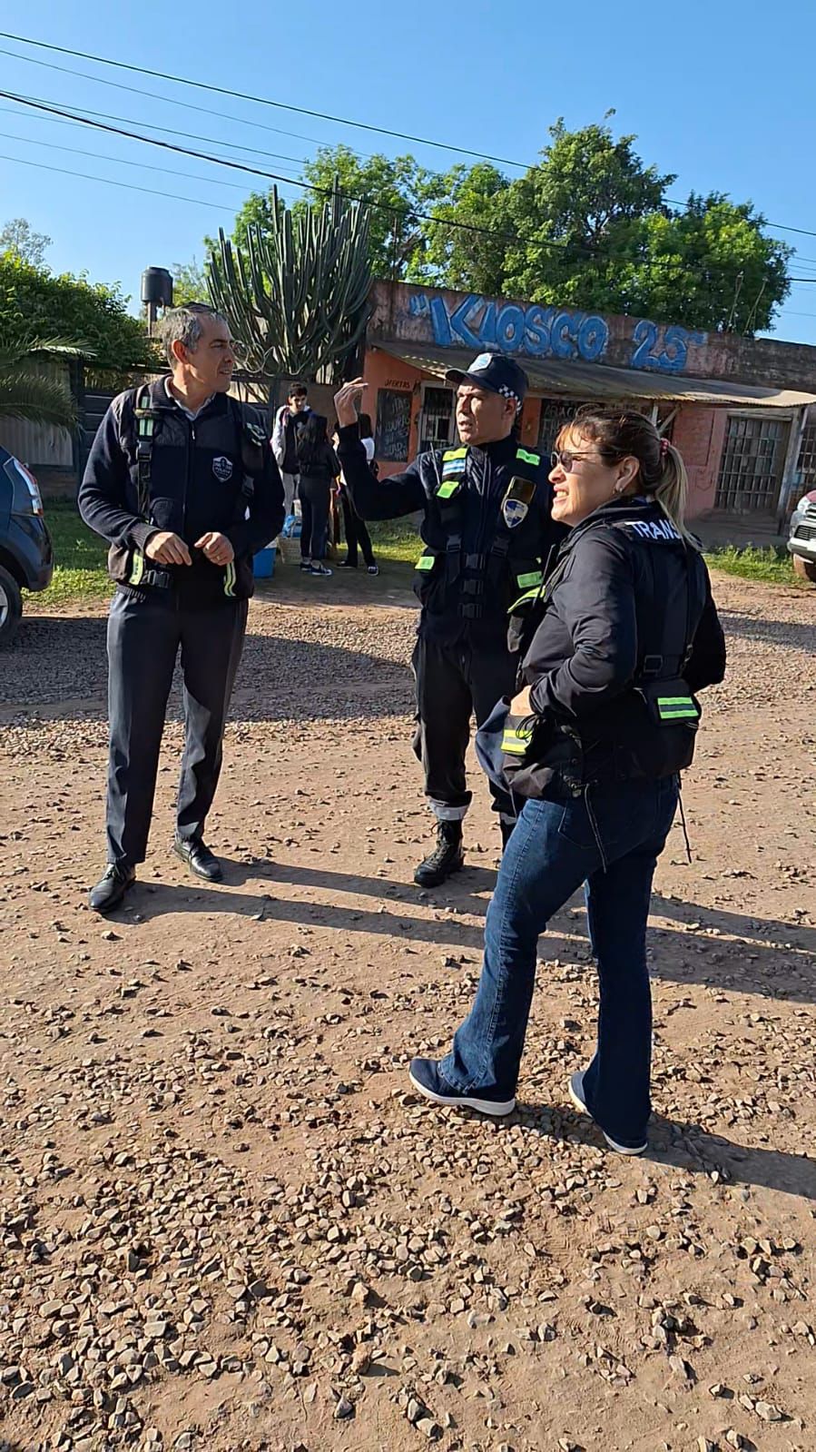 Operativo de transito en el Portal del Cielo y Domo del Centenario