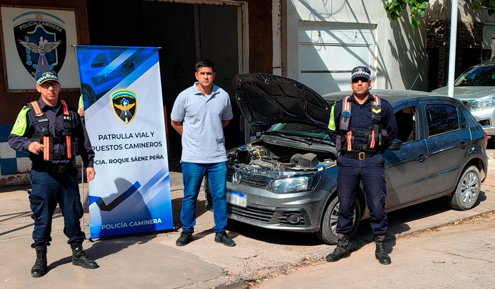 Agentes Viales de Las Termal interceptaron auto mellizo: Estaba adulterado y la documentación era apócrifa