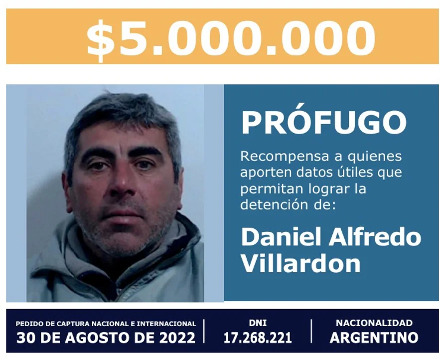 El Ministerio de Seguridad ofrece una recompensa de $5.000.000 para la captura de un ex policía prófugo en Tucumán